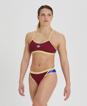 Μπικίνι Arena Icons Solid Cross Back γυναικεια κοκκινα | 55192277
