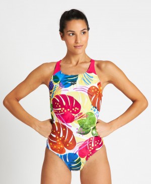 Μαγιό Arena Tropics Swim Pro Back γυναικεια Πολύχρωμο | 2215713
