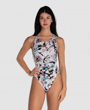 Μαγιό Arena Zinnia Party Tech Back γυναικεια Πολύχρωμο | 32904417