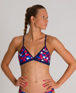 μπικίνι τοπ Arena Red USA Tie Back γυναικεια Πολύχρωμο | 25614946